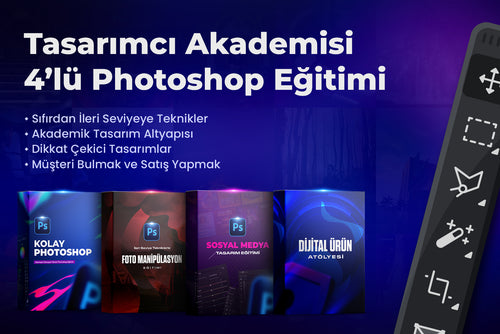 4’lü Photoshop Eğitim Seti