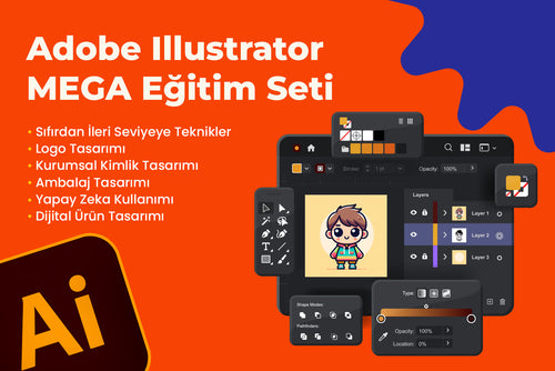 Adobe Illustrator Mega Eğitim Seti