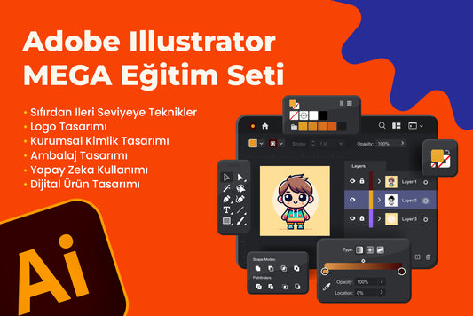 Adobe Illustrator Mega Eğitim Seti